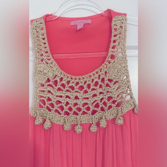 Lilly Pulitzer Rachelle Mini Swing Dress Pink Sun Ray - Picture 6 of 9